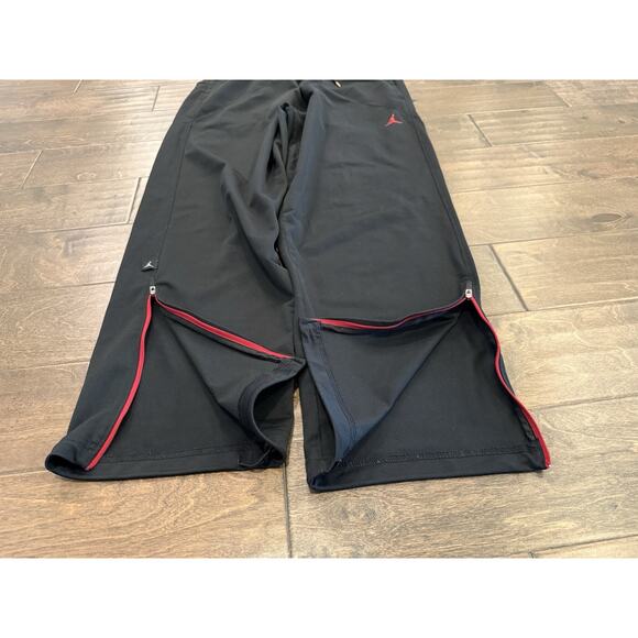 Nike Air Jordan Mens Black Dri-Fit Training Athletic Ankle Zip Pants Size M - Picture 4 of 11
